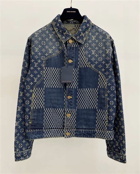 Louis Vuitton blue jean jacket